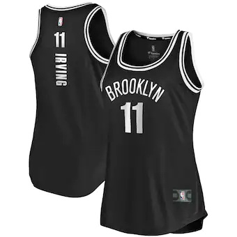 womens fanatics branded kyrie irving black brooklyn nets fa-260